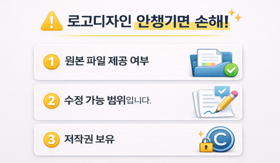 로고디자인 저작권 챙기기